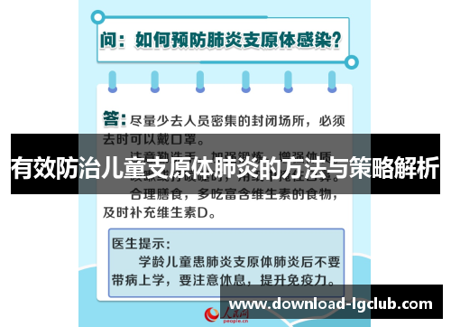 有效防治儿童支原体肺炎的方法与策略解析 有效防治儿童支原体肺炎的方法与策略解析