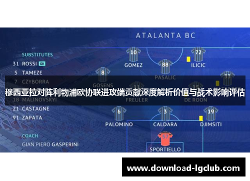 穆西亚拉对阵利物浦欧协联进攻端贡献深度解析价值与战术影响评估